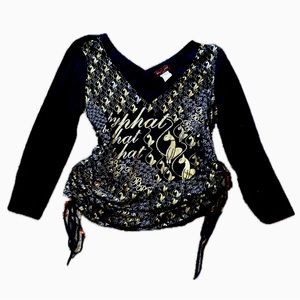 vintage y2k mcbling baby phat blouse